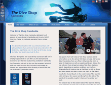 Tablet Screenshot of diveshopcambodia.com